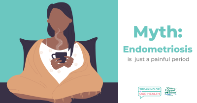 Endometriosis myth social media post