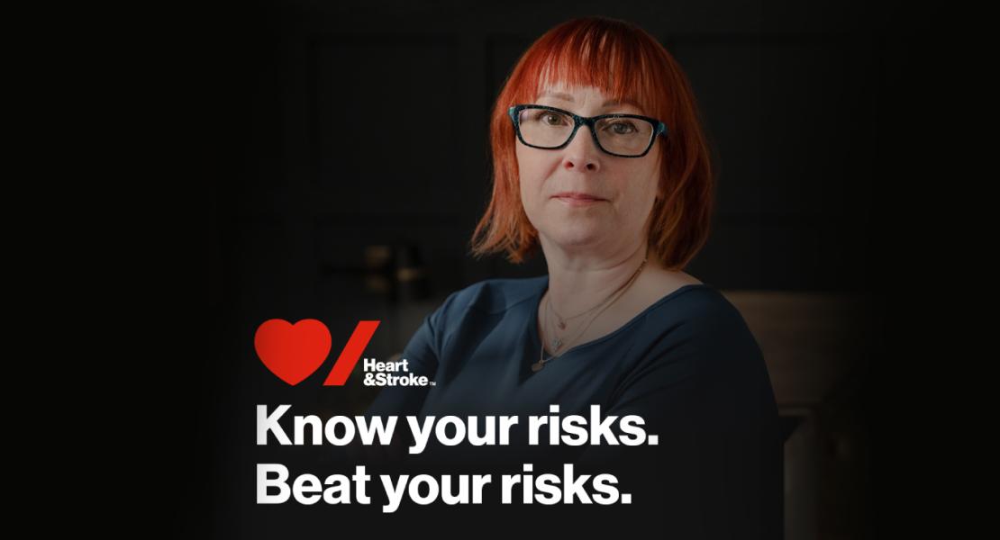 Heart and Stroke Know your risks poster